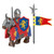 Medieval Mounted Knights Soldiers Army Custom Minifigures XH