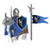 Medieval Mounted Knights Soldiers Army Custom Minifigures XH