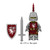 Medieval Knights Soldiers Army Custom Minifigures 2 N