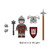 Medieval Knights Soldiers Army Custom Minifigures 3 N