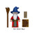 Fantasy Robed Mage Custom Minifigures N