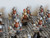 LOTR Dwarf Heavy Battalion Infantry Army 61 Minifigures Set