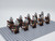 LOTR Rohan Archers Infantry Army 10 Minifigures Set