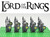 LOTR Rohan Royal Guards Heavy Long Spears Army 10 Minifigures Set
