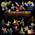 Marvel Super Heroes Avengers Custom 16 Minifigures Set