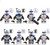 Star Wars 501st Legion ARC Troopers 8 Minifigures Set