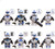 Star Wars 501st Legion ARC Troopers 8 Minifigures Set