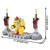 Super Mario Brothers Bowser Throne Custom MOC Building Block Set 196pcs