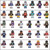 NFL Football All Teams Complete Assortment Custom Figures Set 32pcs