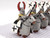 Mounted Teutonic Knights Armored Warhorse Set 10pcs XH