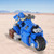 Warhammer 40K Space Marine + Blue Bike MOC Minifigure Set