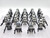 Star Wars 104th Phase 2 Wolfpack Commander Wolffe Clone Troopers 24pcs Minifigures Set