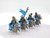 Mounted Knights of Jerusalem Armored Warhorse Set