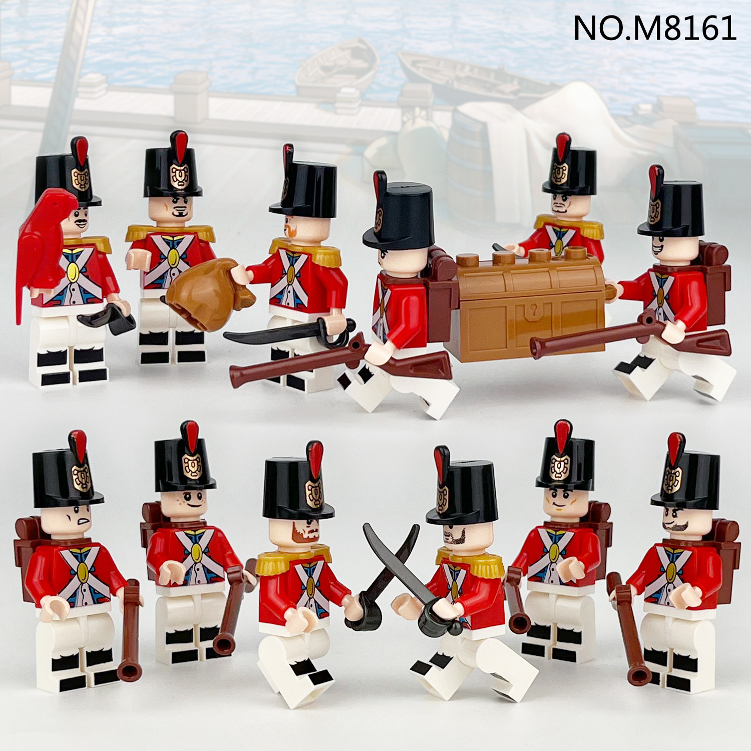 British Royal Navy Custom Army Lot 12pcs M8161 - J's Little Things