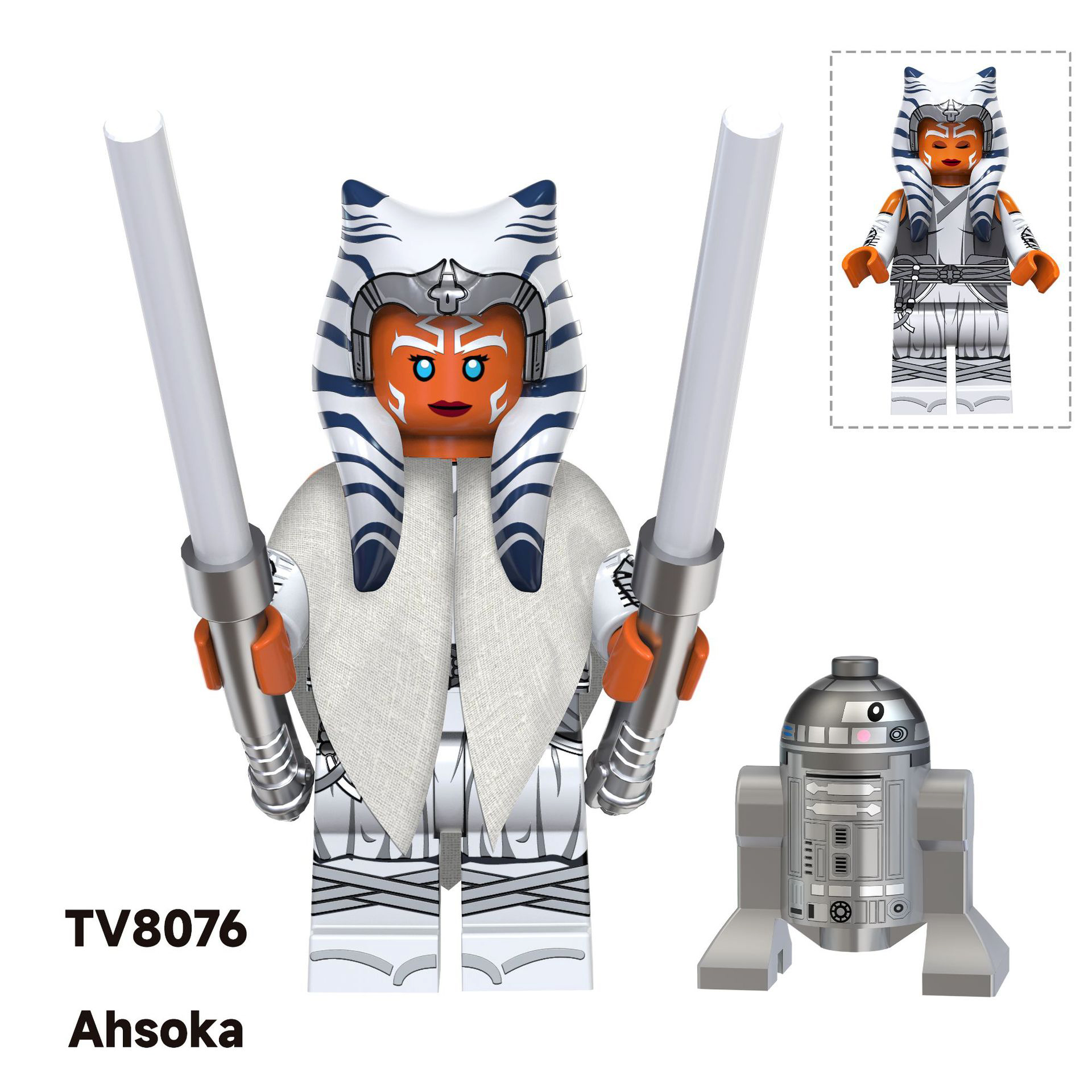 Star Wars TV Series Ahsoka Single Custom Minifigure TV8076