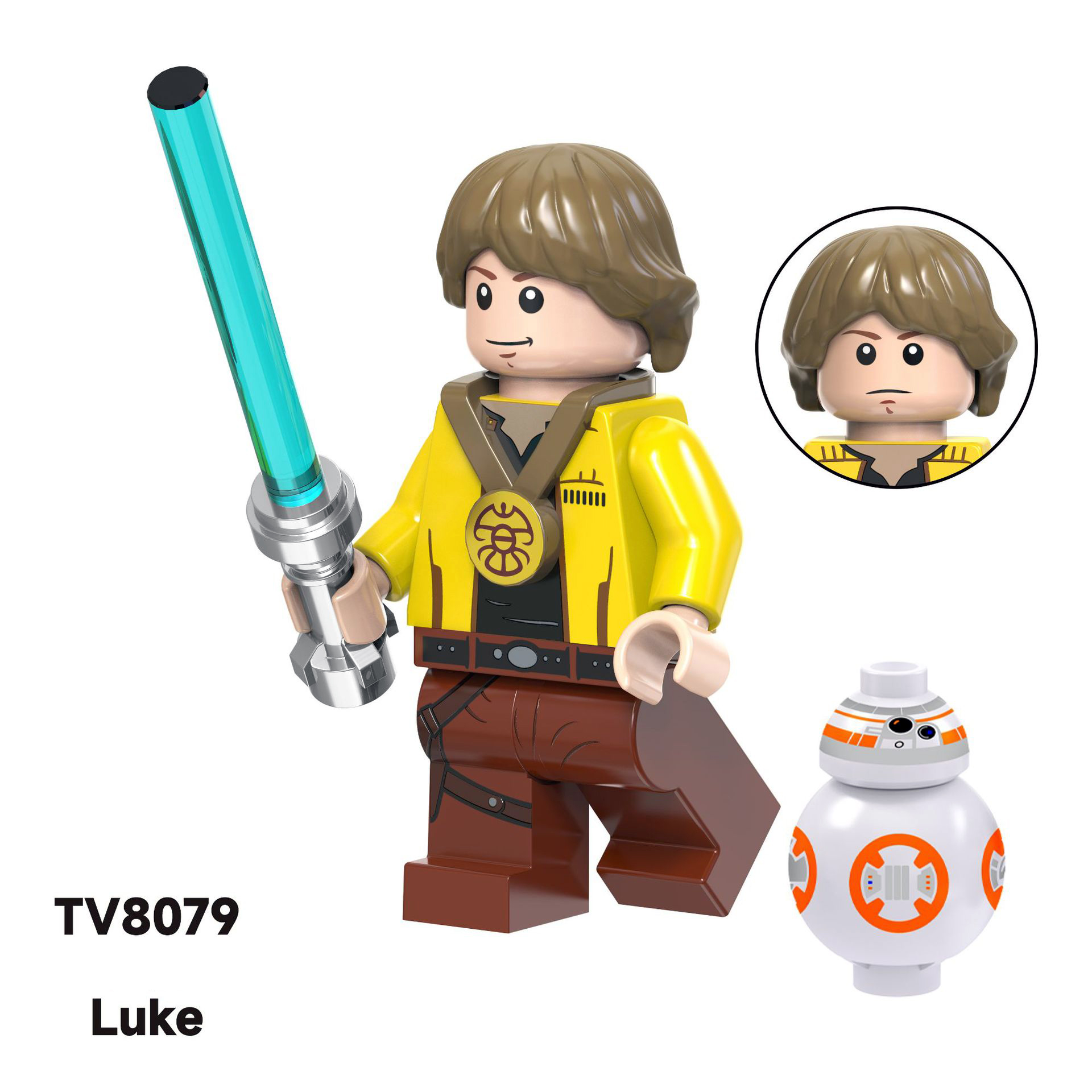 テレビ LUKE Star Wars TV Series Luke Single Custom Minifigure TV8079 - J's