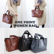 Women One Point Tote Multi Bag Shoulder Cross Body Handbags Inner Pouch Strap 