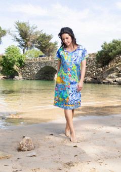 Orientique Patchwork Dress in OKAYAMA Print (#40191) Orientique Patchwork Dress in OKAYAMA Print (#40191)