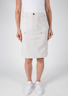 VERGE ;EGION SKIRT IN PUMICE