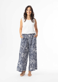Orientique Wide legged Pant in AKSHARAY Print (#4664)