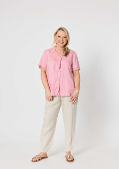 Gordon Smith Linen AUDREY S/S Shirt (#49440)