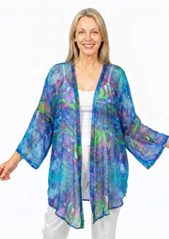 Claire Powell Chiffon Kimono in MIRAGE Print