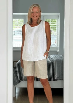 Gordon Smith Lino Button Back Cami (#48122) Was $119.95 now