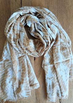 INNAMON Creation Cotton SCARF/SARONG (#17115) IN BEIGE