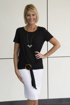 Lou Lou JANIS Tee -  Black
