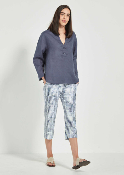 Verge Acrobat Cargo Short in TILE Print (#9875) in DENIM Verge Acrobat Cargo Short in TILE Print (#9875) in DENIM