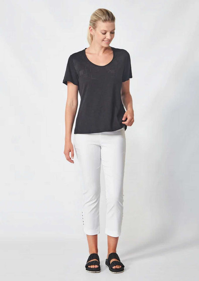 Verge Acrobat Rivet Pant (#9322) in WHITE