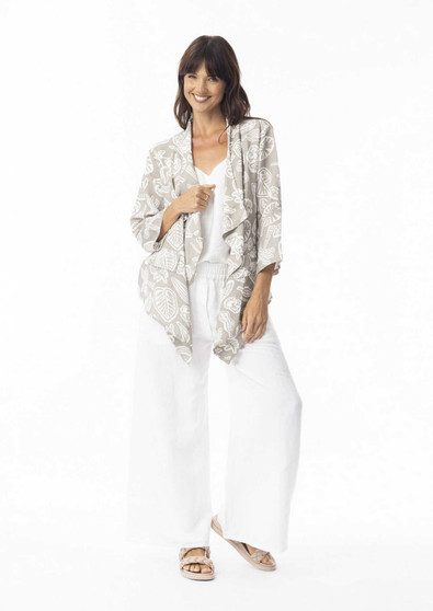Escape by OQ linen Blend Wrap Jkt (#72547)   WAS $179.95 now