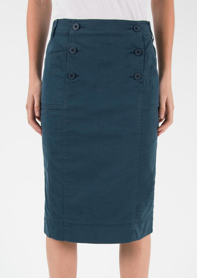 VERGE FISHER SKIRT IN PETROL