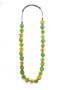 LONG NEON NECKLACE  - LIME