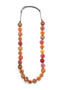 LONG NEON NECKLACE  - ORANGE