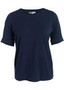 CAFE LATTE SHORT SLEEVE TOP IN NAVY