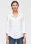 VERGE ACROBAT 'ARTFUL' SHIRT IN WHITE - FRONT VIEW