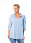 CAFE LATTE COLLARED SHIRT CLM265 IN PALE BLUE