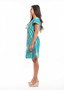 Orientique Reversible Dress in Valancay print - side one