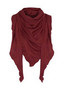 LOU LOU BAMBOO SASSOON SCARF - WINE