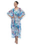 LONG MODAL KAFTAN DRESS IN WHIZZ PRINT BY CLAIRE POWELL