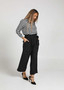 LOU LOU MARIGOLD SILK/BAMBOO PANTS in BLACK