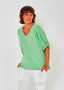 VERGE COTTON/MODAL CROWN TOP IN SPEARMINT