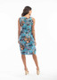 PARGA PRINT COTTON BUBBLE DRESS BY ORIENTIQUE