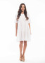 ORIENTIQUE S/S LINEN BLEND DRESS