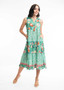 Orientique Cotton Maxi dress in this lovely Kaleici Print  (#61594)