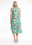 Orientique Linen blend Bubble Dress in Kaleici Print (#61598)