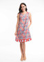 Orientique Reversible Dress in ZIO RED Print (#41020)