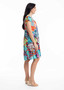 ORIENTIQUE COTTON EZY FIT DRESS IN ST BARTS PRINT (#30048)
