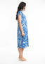 Orientique   Cap Sleeve  Layer  Dress in SALAMIS PRINT (#61587)
